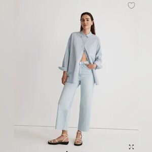 The Perfect Vintage Wide-Leg Crop Jean size 25